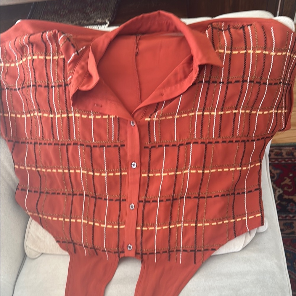Miss Me Rust Blouse